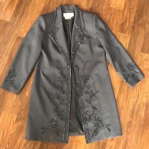 Fifth Sunday by Saks longline beaded blazer